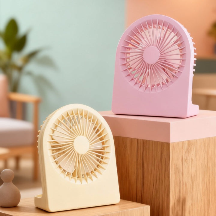 Women's portable USB fan with versatile tilt mechanism Bowlift