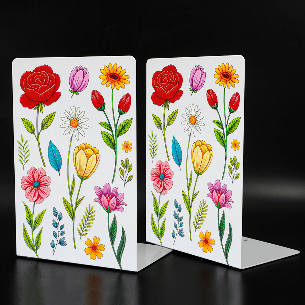 Decorative Wisteria Themed Bookends