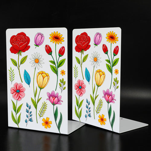 Decorative Wisteria Themed Bookends