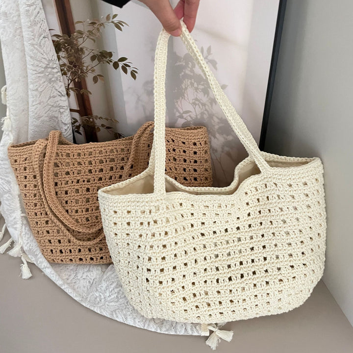 Braided Basket Tote Bag Bowlift