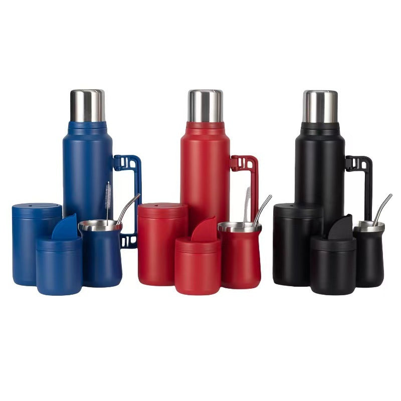 Women Stylish Thermos with Practical Drinking Cup Set Bowlift
