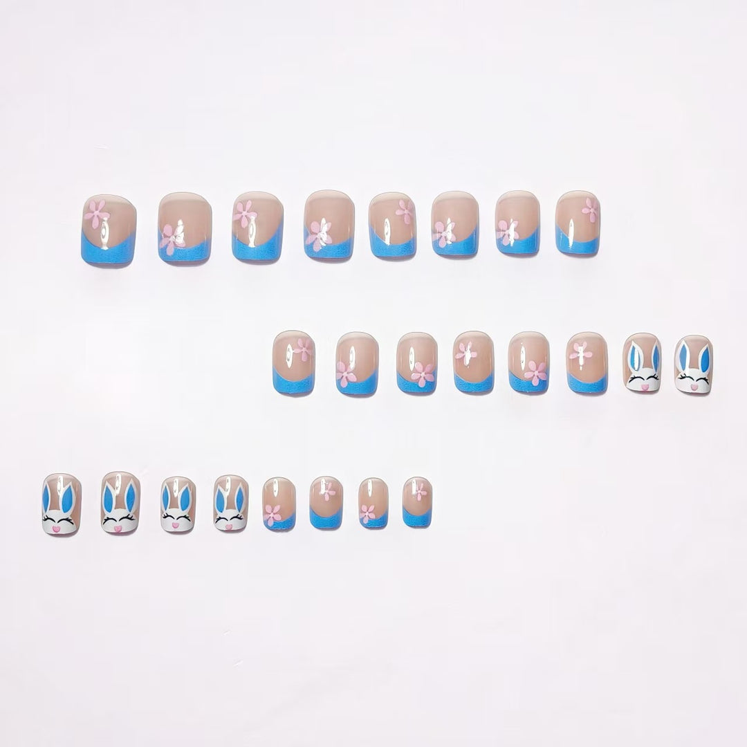 Playful Bunny-Themed Nail Art Bowlift