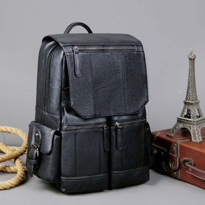 Vintage Leather Backpack Bowlift