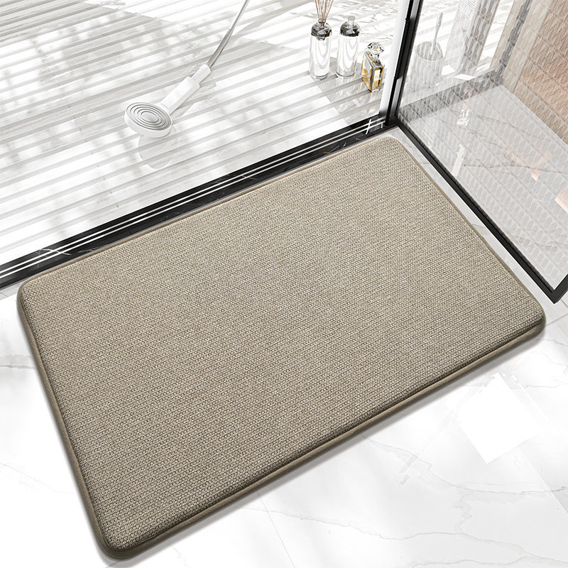 Elegant Textured Bathroom Mat