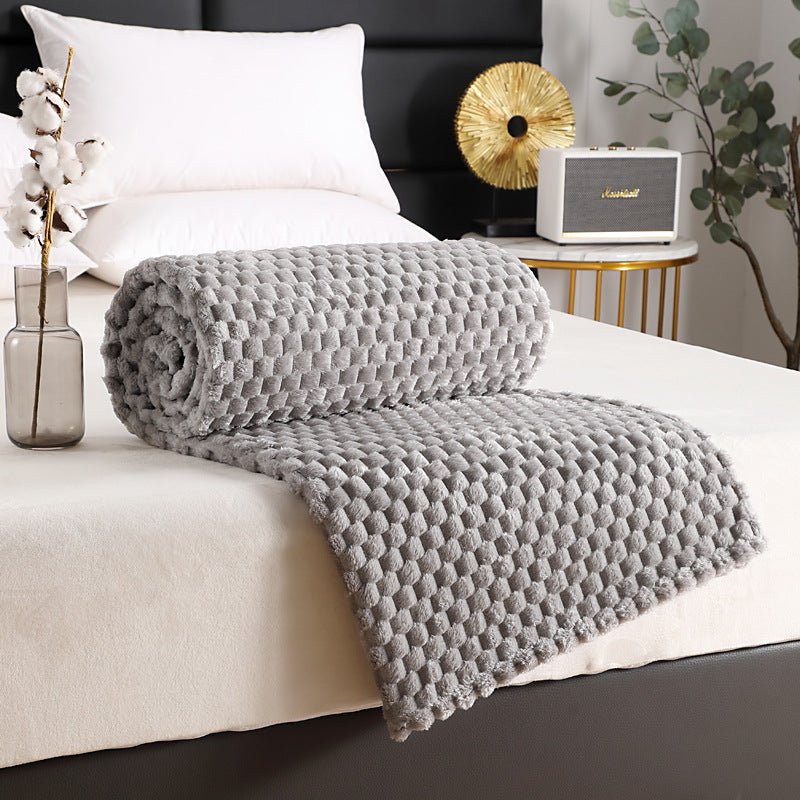 Women Soft and Cozy Plaid Blanket Bowlift