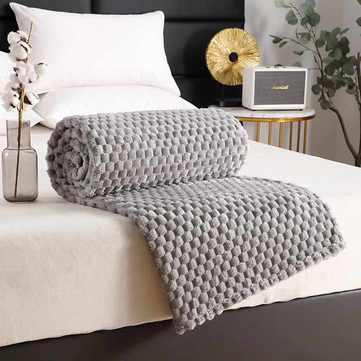 Women Soft and Cozy Plaid Blanket Bowlift