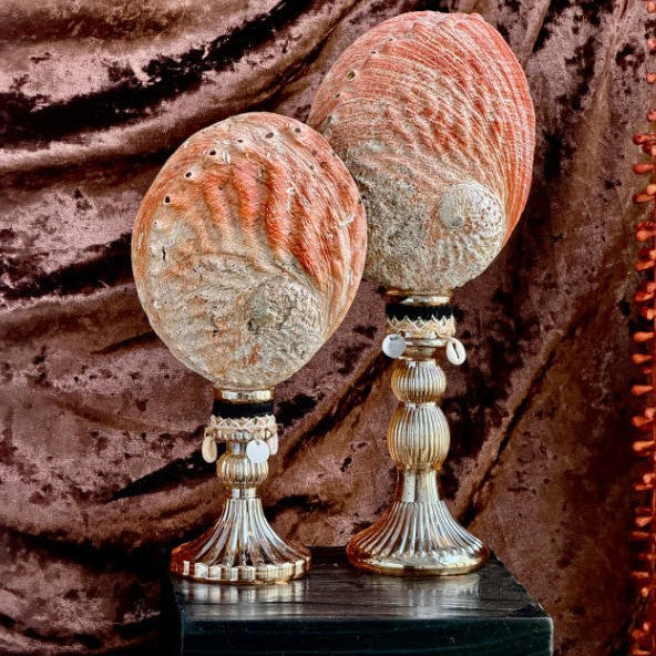 Decorative Marble-Inspired Candle Set