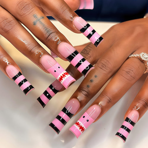 Playful Cartoon Themed Nail Wraps Bowlift