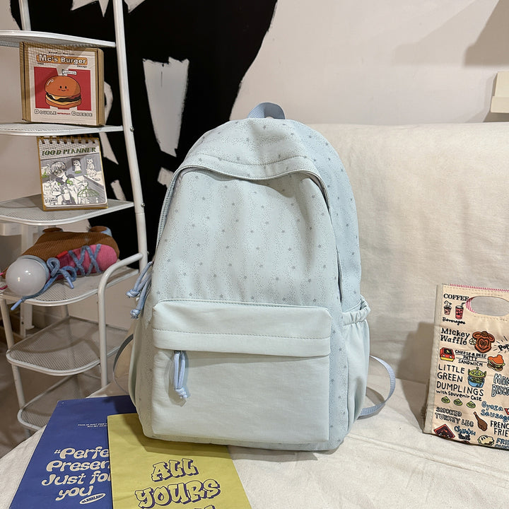 Backpack with Cute Star Design and Practical Storage Bowlift