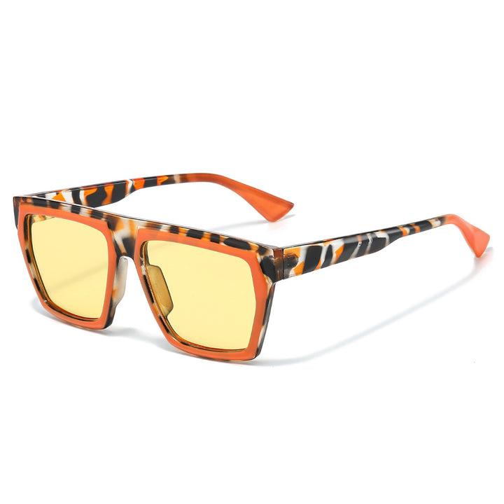 Chic Oversized Geometric Frame Sunglasses Bowlift