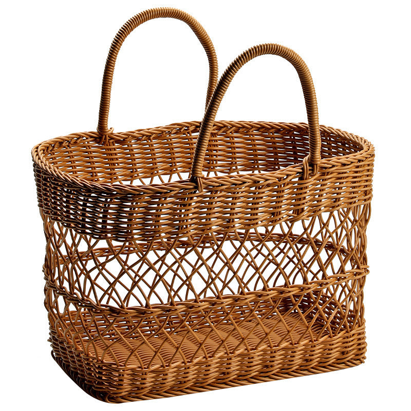 Handcrafted Woven Market Tote Bowlift
