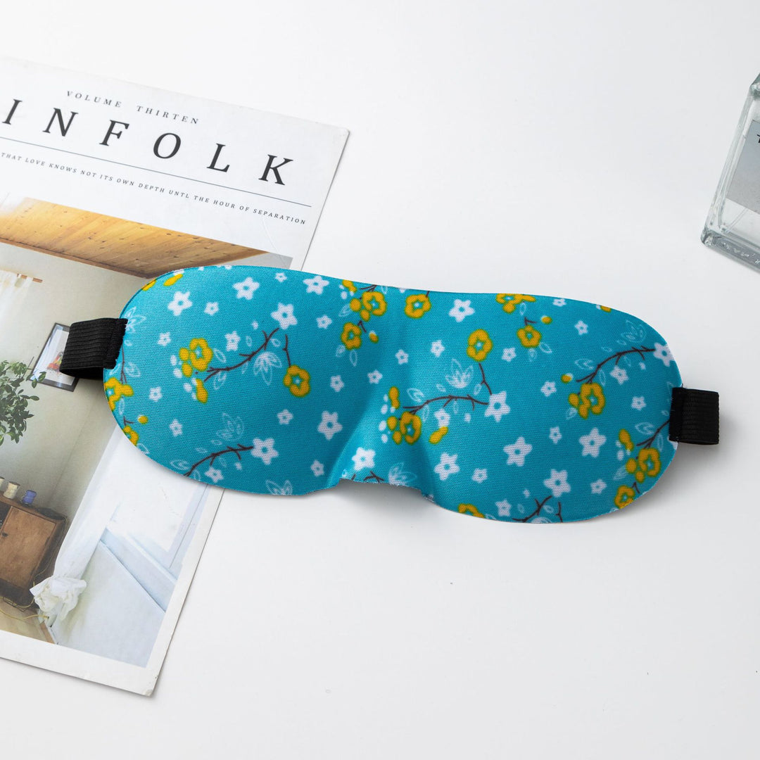 Unisex nan three-dimensional contour eye mask with memory foam, soft nose bridge and adjustable comfort band Bowlift