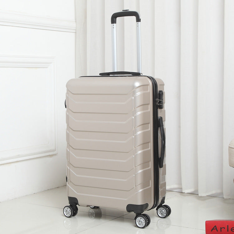 Unisex Lightweight Hard Shell Trolley Suitcase Bowlift
