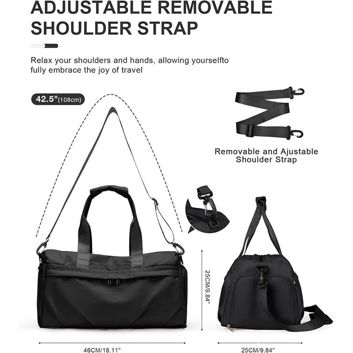 Sporty travel bag with versatile compartments Bowlift