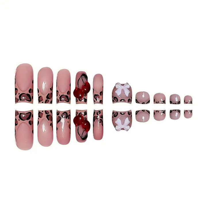 Artistic Press-On Nail Art Set Bowlift