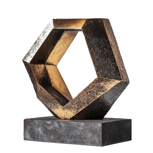 Abstract Decorative Metal Sculpture