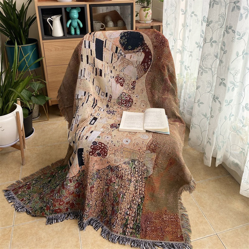 Artistic Woven Throw Blanket