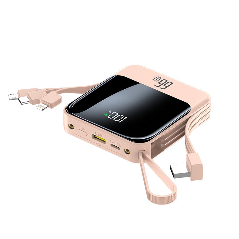 Portable Powerbank with Intelligent Cable Management and Digital Display Bowlift