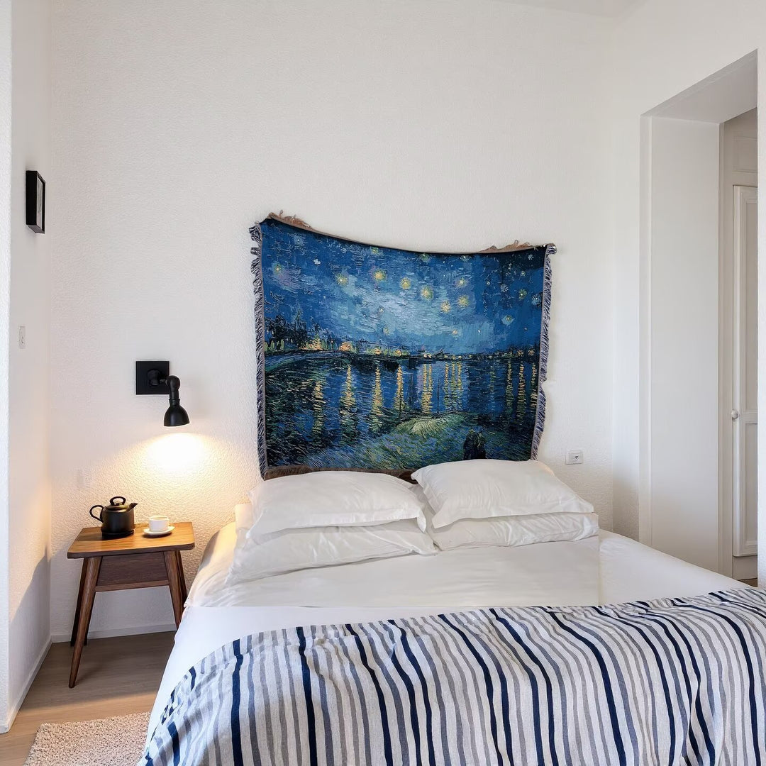 Artistic Floral Throw Blanket