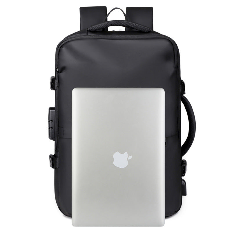 Multifunctional Travel Backpack with Reinforced Laptop Compartment Bowlift