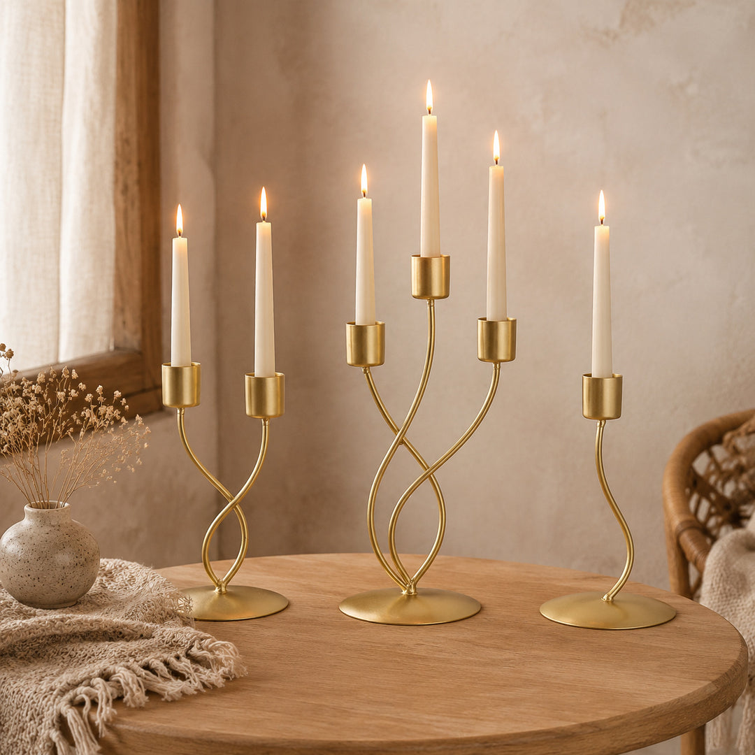 Modern Cactus-Shaped Candle Holder