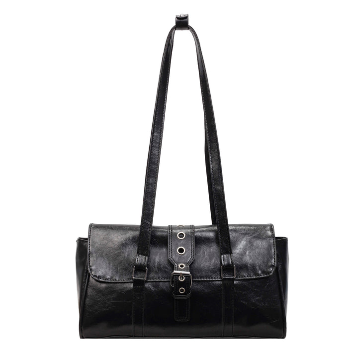 WoVintage Leather Satchel Bag Bowlift