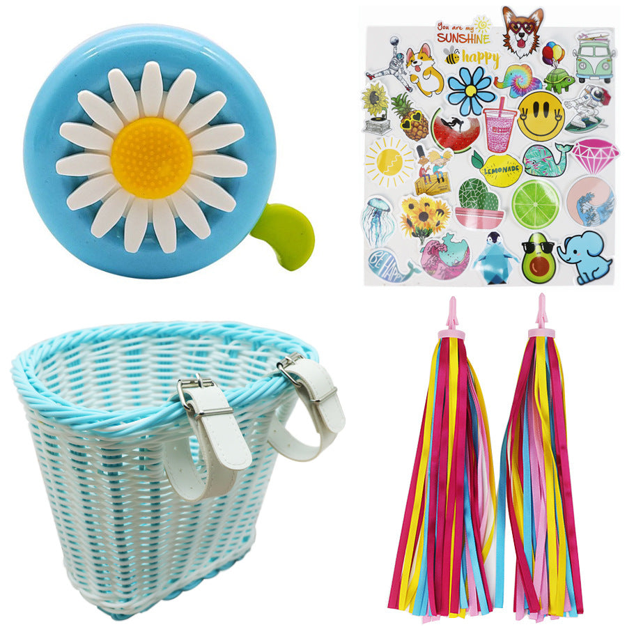 Playful basket with colorful appliqués Bowlift