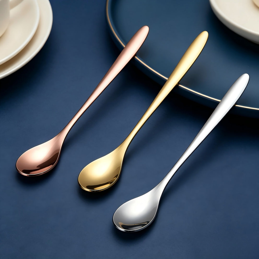 Elegant Dessert Spoon Made of High-Quality Stainless Steel Bowlift