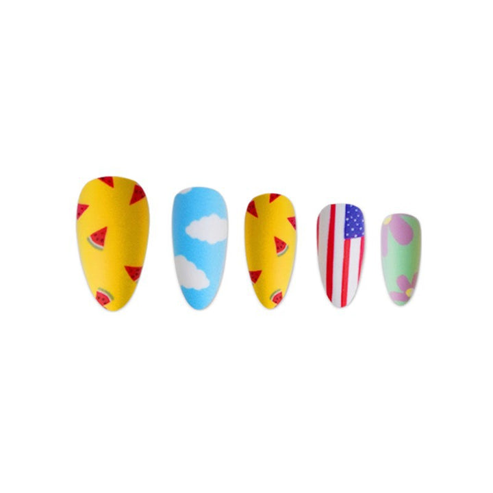 Creative Themed Press-On Nail Set Bowlift