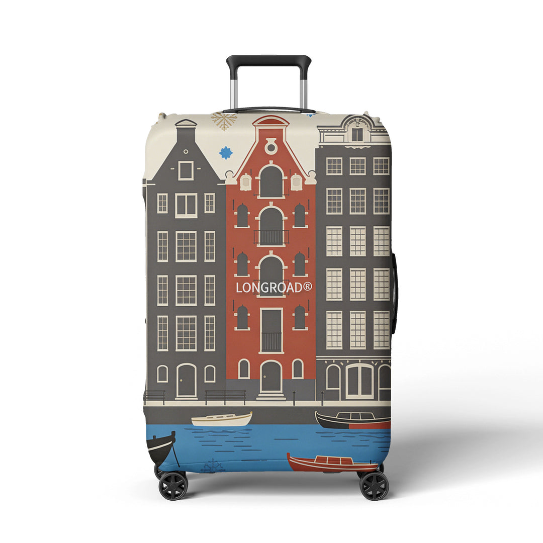 Women's suitcase cover in futuristic design Bowlift