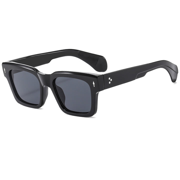 Ladies Square Sunglasses with Luxurious Frame and Protective UV Filter Bowlift