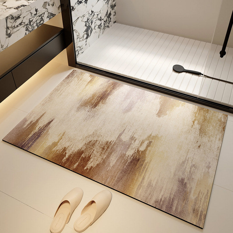 Artistic Bathroom Mat Bowlift