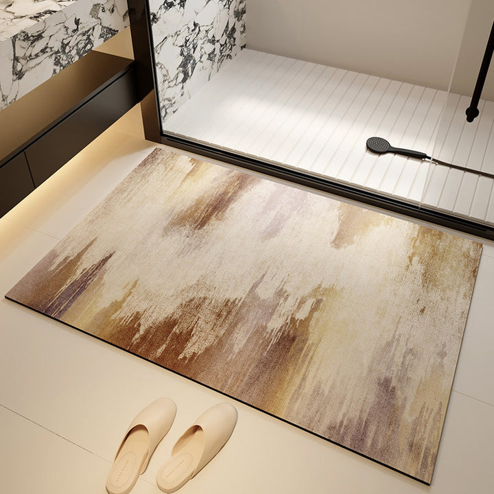 Artistic Bathroom Mat Bowlift