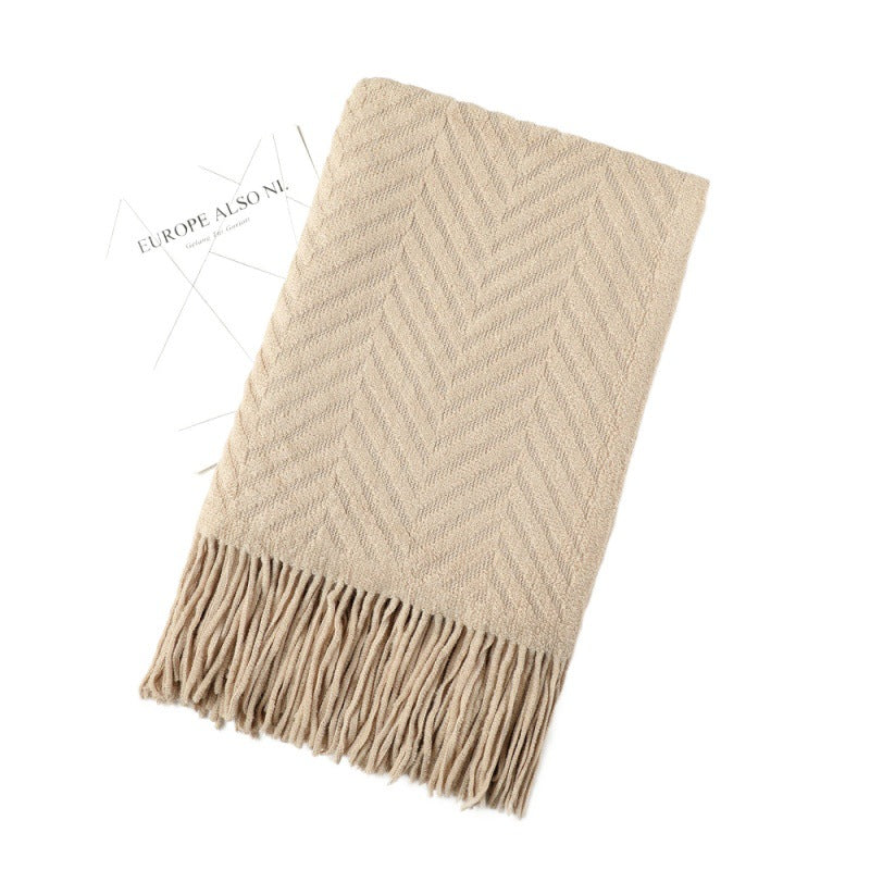 Ladies cozy throw blanket Bowlift