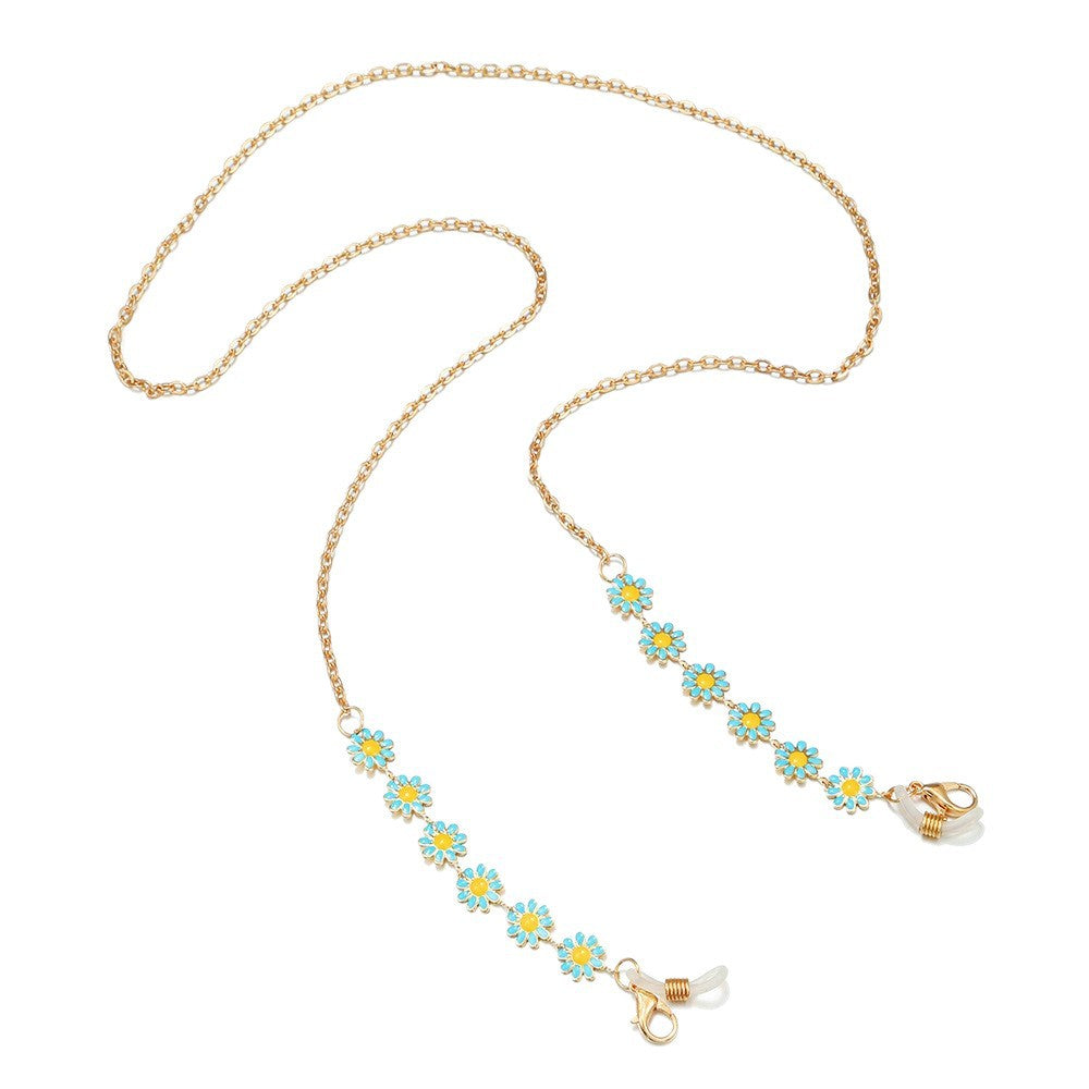 Floral Charm Eyewear Chain Bowlift