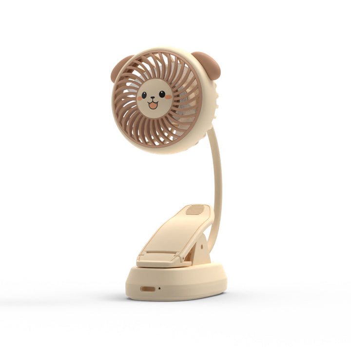 Cute Animal-Themed Clip-On Fan Bowlift