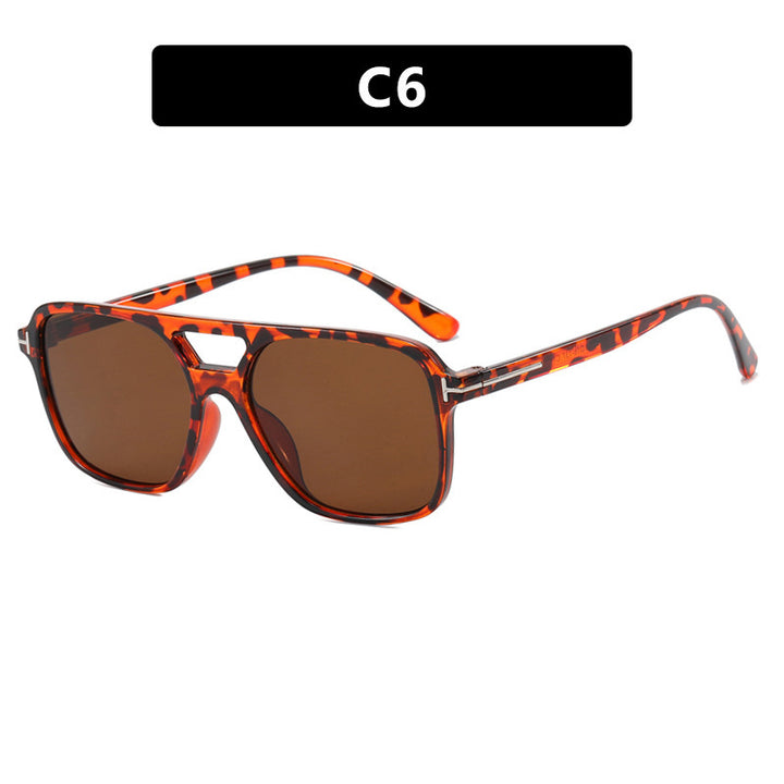 Women's fashionable sunglasses in striking leopard print Bowlift