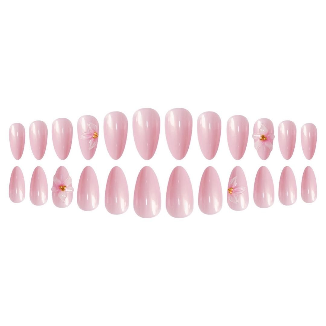 Elegant Floral Nail Art Bowlift