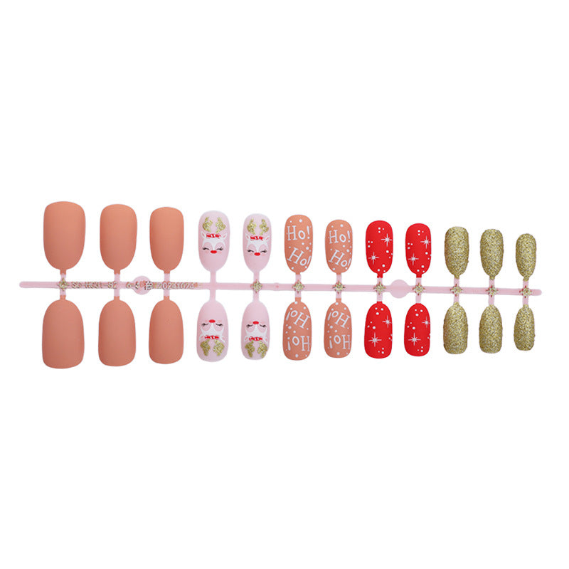 Festive Holiday Press-On Nail Set Bowlift