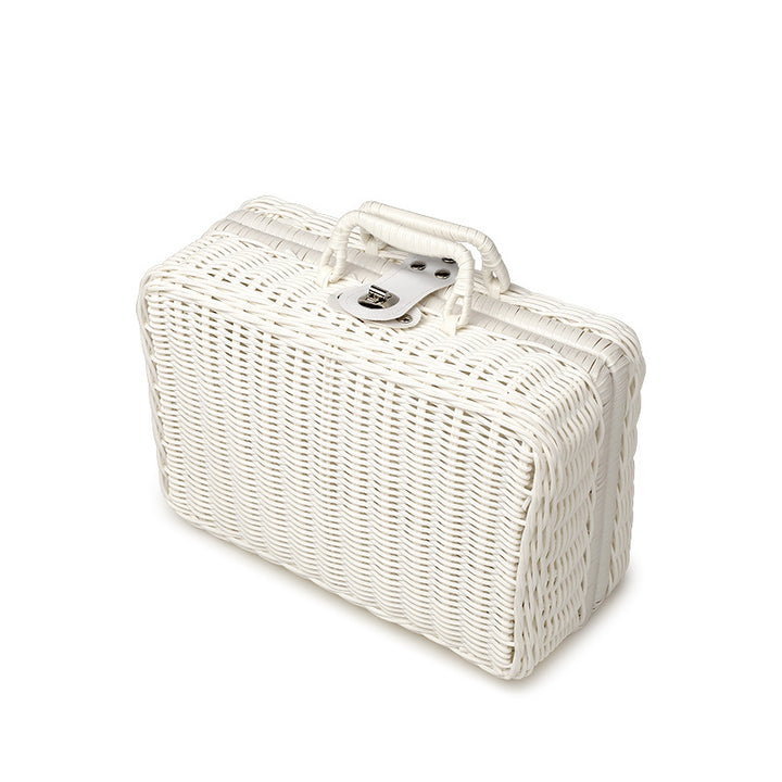 Chic Woven Storage Handbag Bowlift