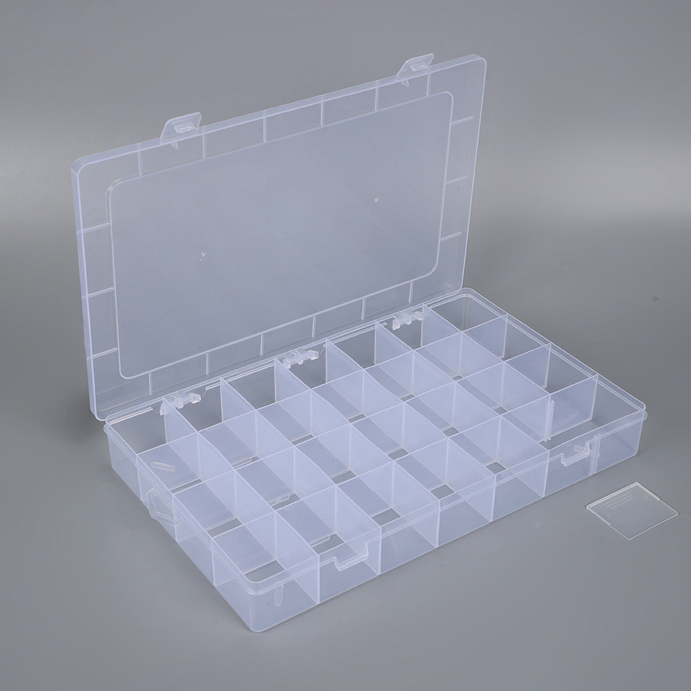 Adjustable Compartment Craft Storage Box Bowlift