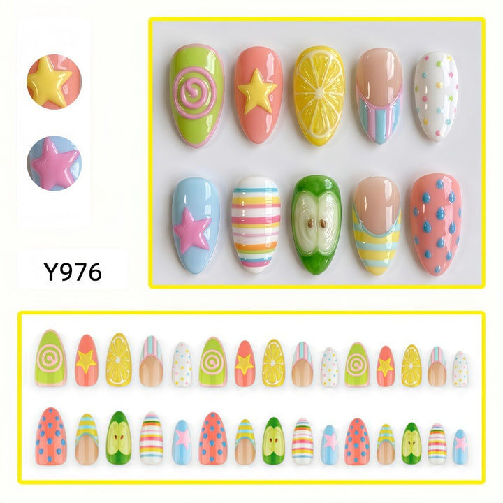 Colorful Nail Art Bowlift