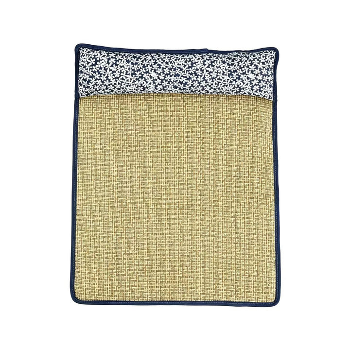 Unisex nan cooling sisal sleeping mat with padded neck pillow for pets Bowlift