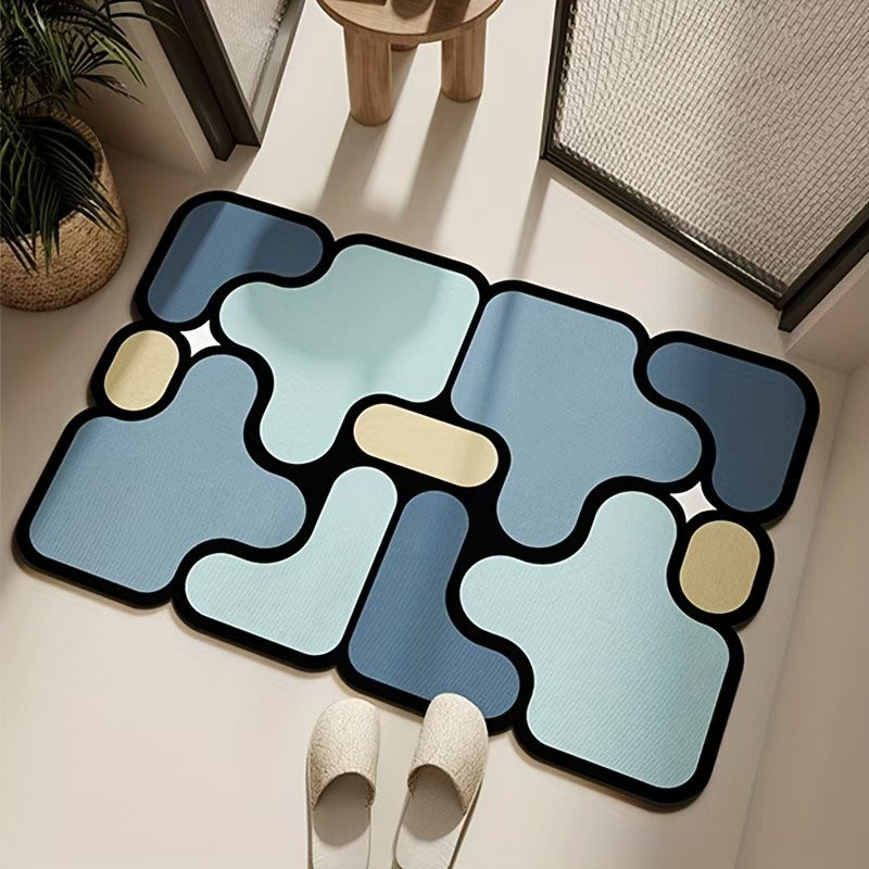 Modern Abstract Floor Mat Bowlift