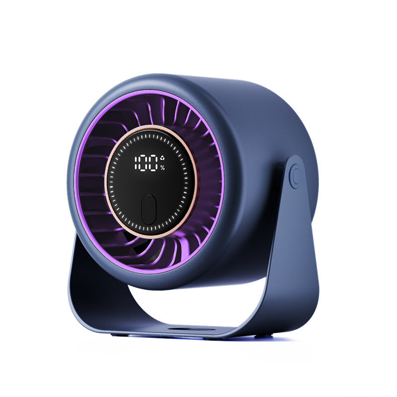 Women's portable hand fan with digital display Bowlift