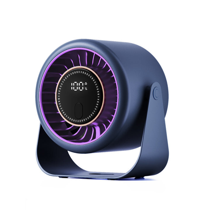 Women's portable hand fan with digital display Bowlift