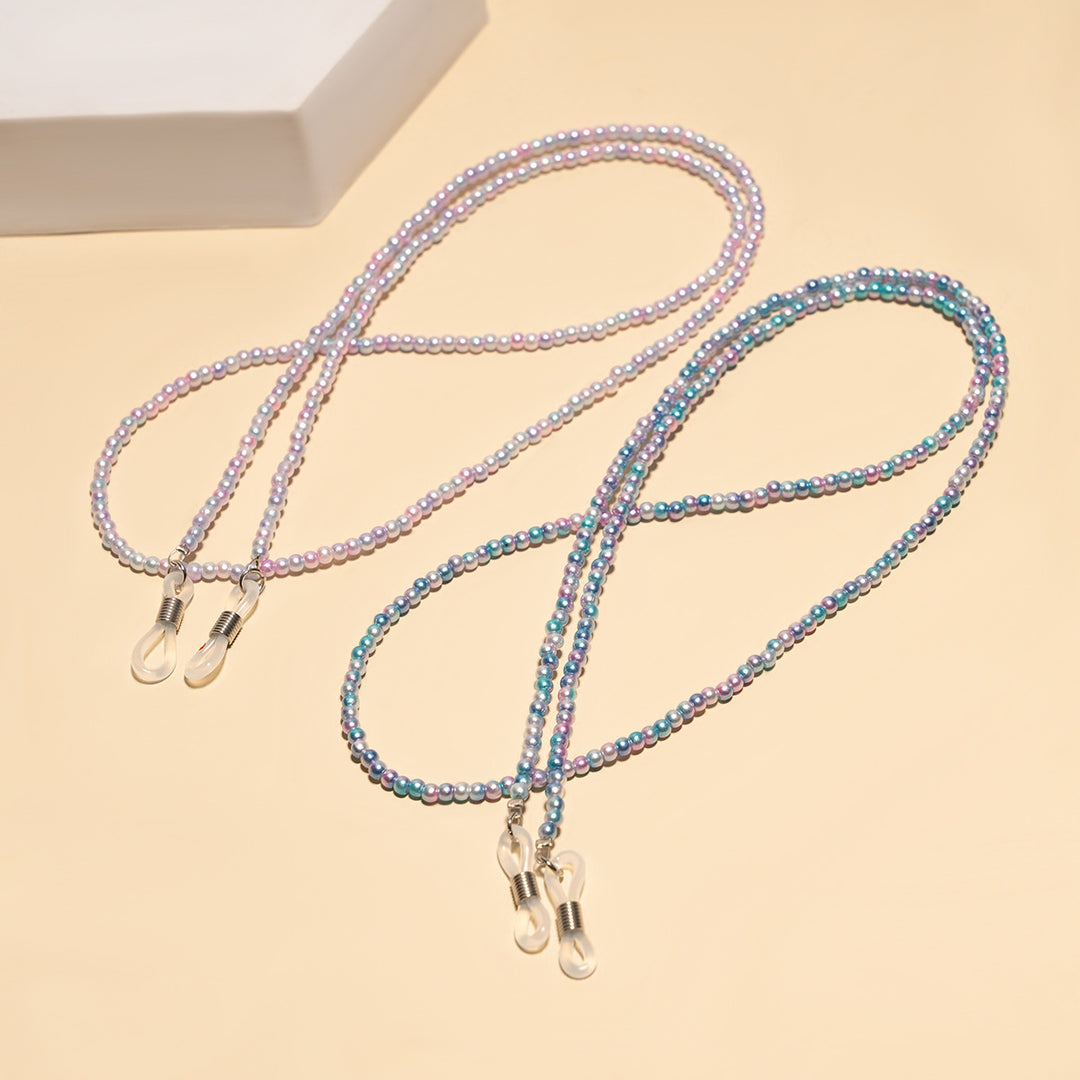 Multicolored Beaded Eyewear Chain Bowlift