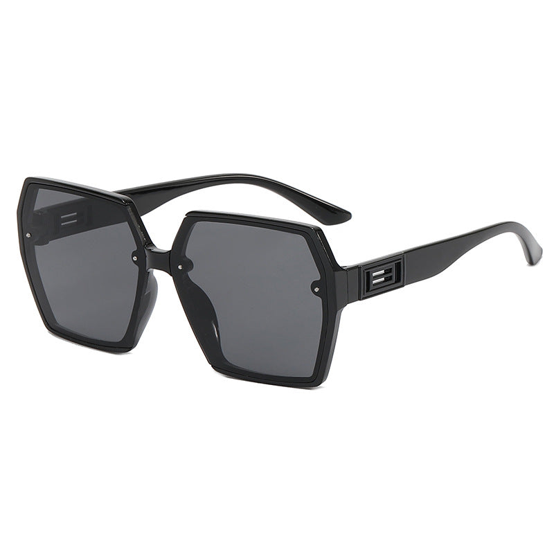 Oversized Hexagonal Sunglasses