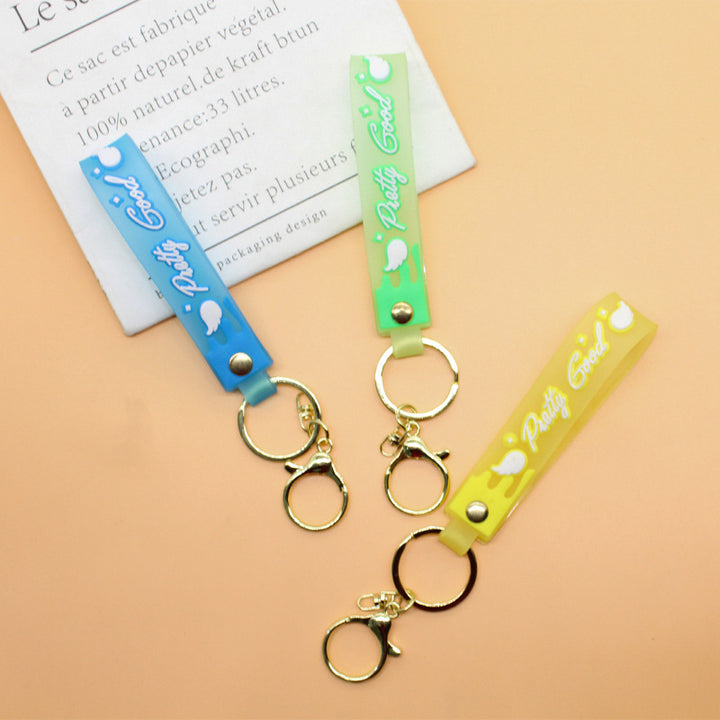 Unisex keychain made of high-quality silicone with playful design Bowlift