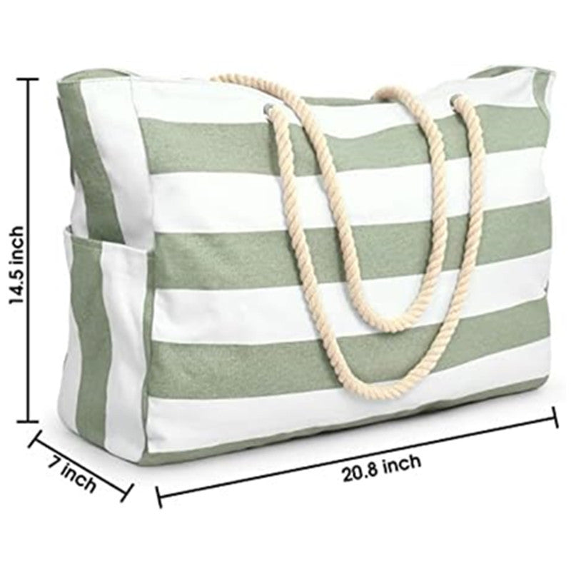 Beach bag with practical outer pocket Bowlift